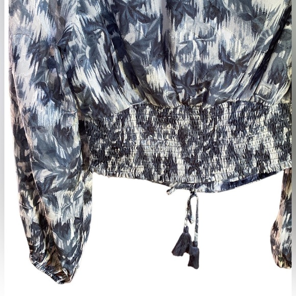 Allison New York Parker Blouse Charcoal Grey Small - Picture 5 of 10